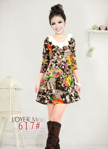 虎門(mén)2012秋冬裝時(shí)尚爆款淑女個(gè)性碎花多顏色連衣裙批發(fā)價(jià)格 廠(chǎng)家 圖片