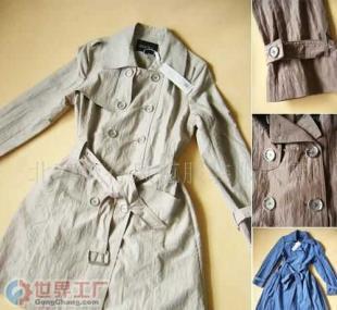 批發(fā)折扣女裝,風(fēng)衣,韓版女裝,白領(lǐng)時裝_服裝服飾_世界工廠網(wǎng)中國產(chǎn)品信息庫